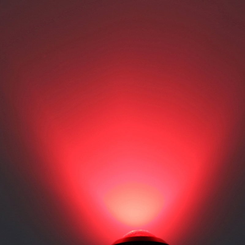 CARLITS Eagle Eye LED Bulbs 10-Pack Ultra thin Bumper DRL Fog Lights Motorcycle Light Daytime Running DRL Tail Backup Light Car Motor Marker Lights LED 12V (Black Case, Red) - Image 2
